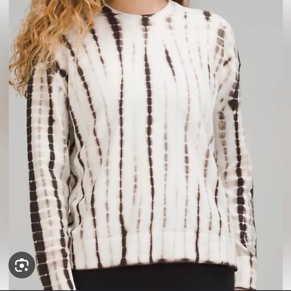 Lululemon Tie Dye Crewneck Sweater - Picture 2 of 6